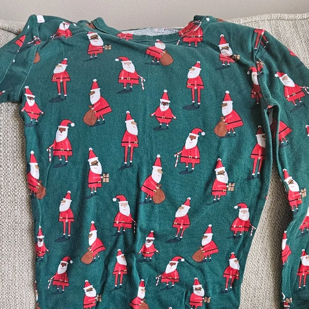 GAP Kids Santa Pattern PJ Set